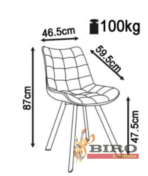 Scaun K-332,roz